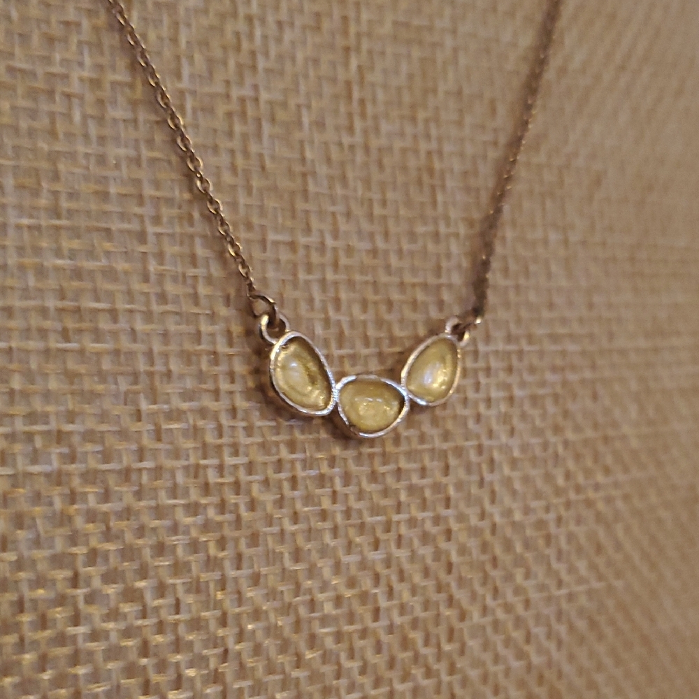 Necklace with Gold-tone Accents